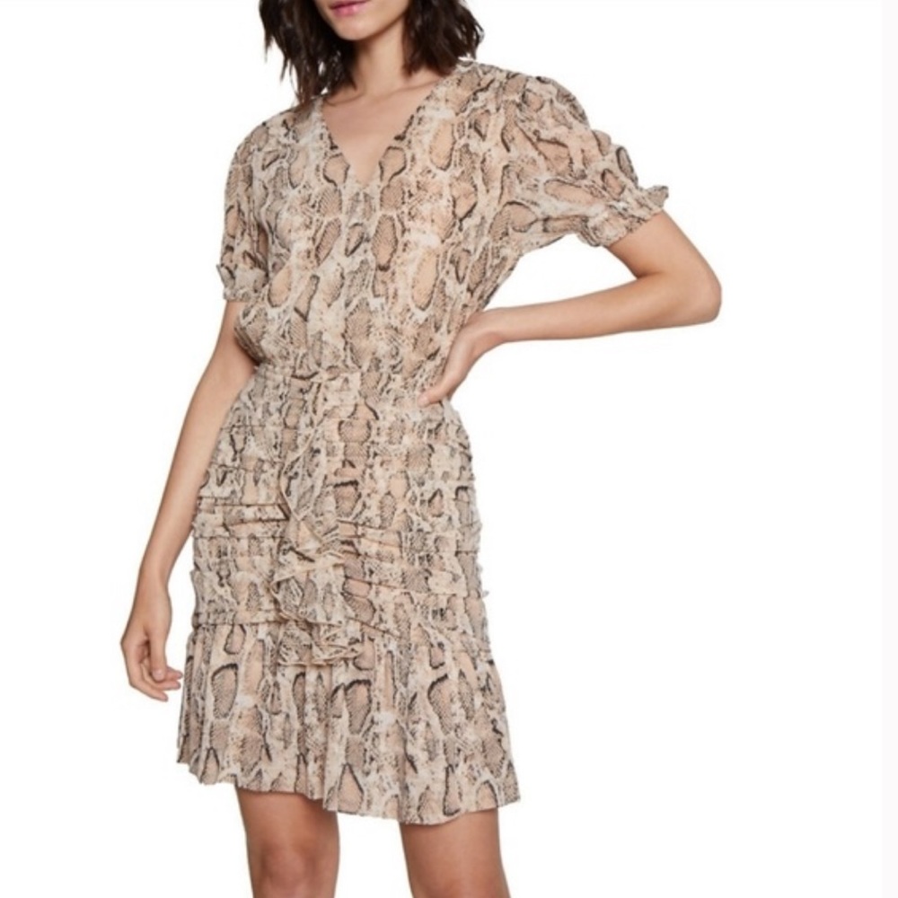 Walter baker TREYTON mini DRESS in the color DUSTY PYTHON